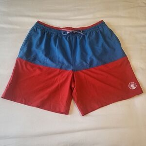 Chubbies The Liberties Magic Flag Print Board Shorts Swim Size XL 7" Patriotic